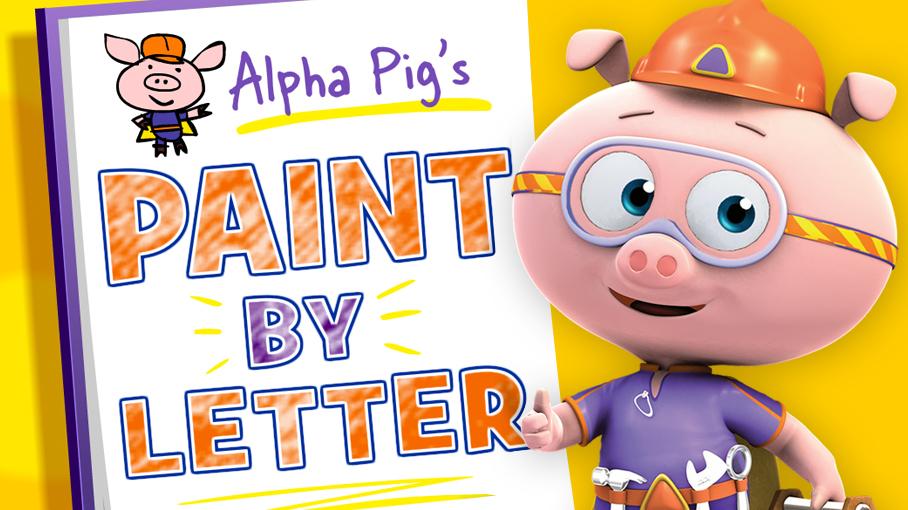 Alpha Pig's Paint by Letter