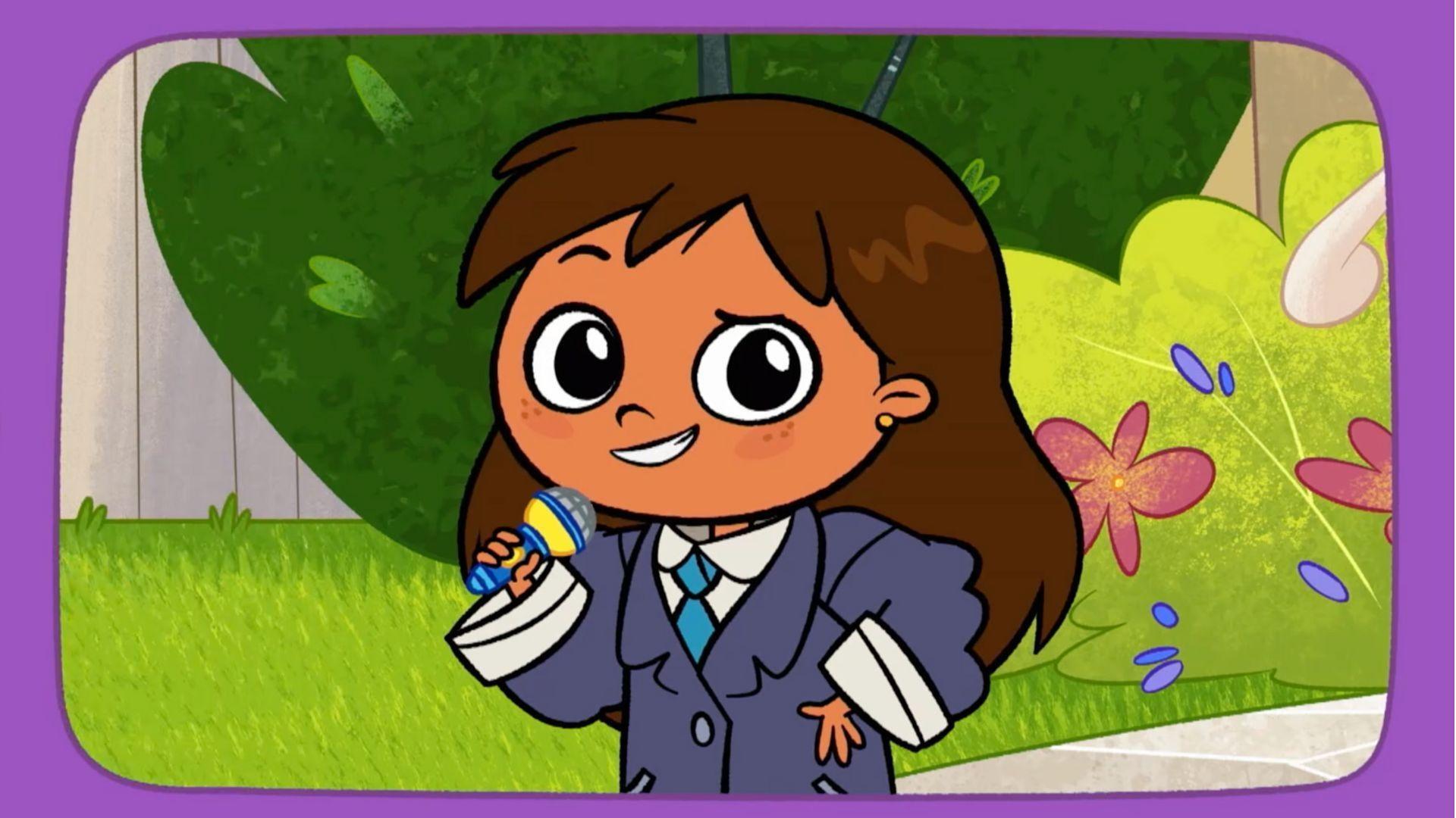 Rosie tries to be a reporter./Rosie thinks there’s a jalapeño giant in the neighborhood