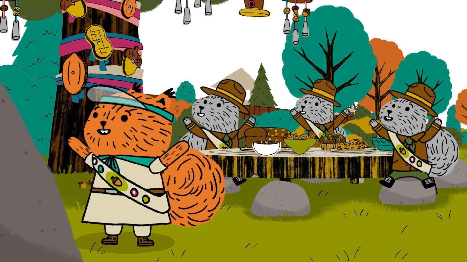 Carl has an idea for school spirit day. / Nico wants to join the Junior Nutty Buddy Club.