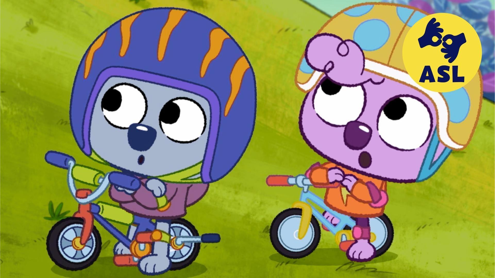 Zeke transforms into The Mighty Zeke! / The Wombats design a gift for the baby fish.