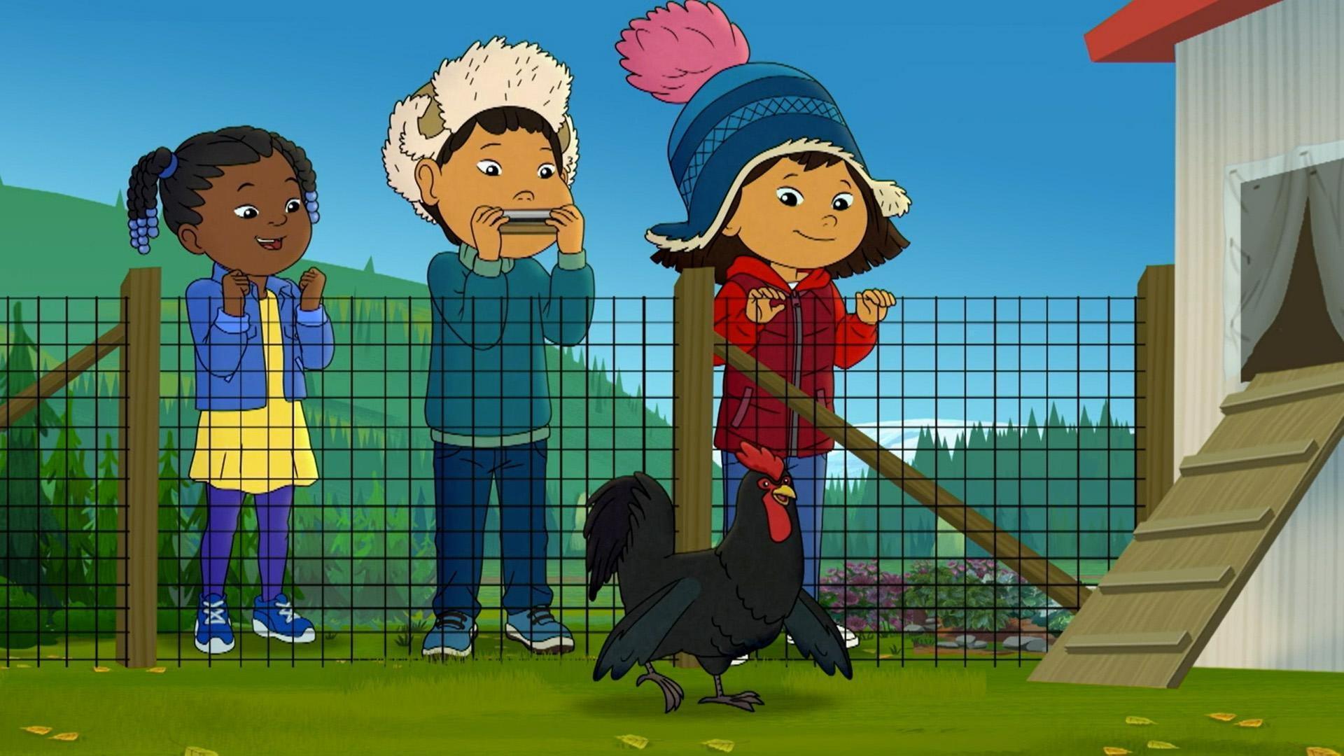 Can Trini get eggs in time for her mom's return?/Molly helps Trini warm up to the cold.