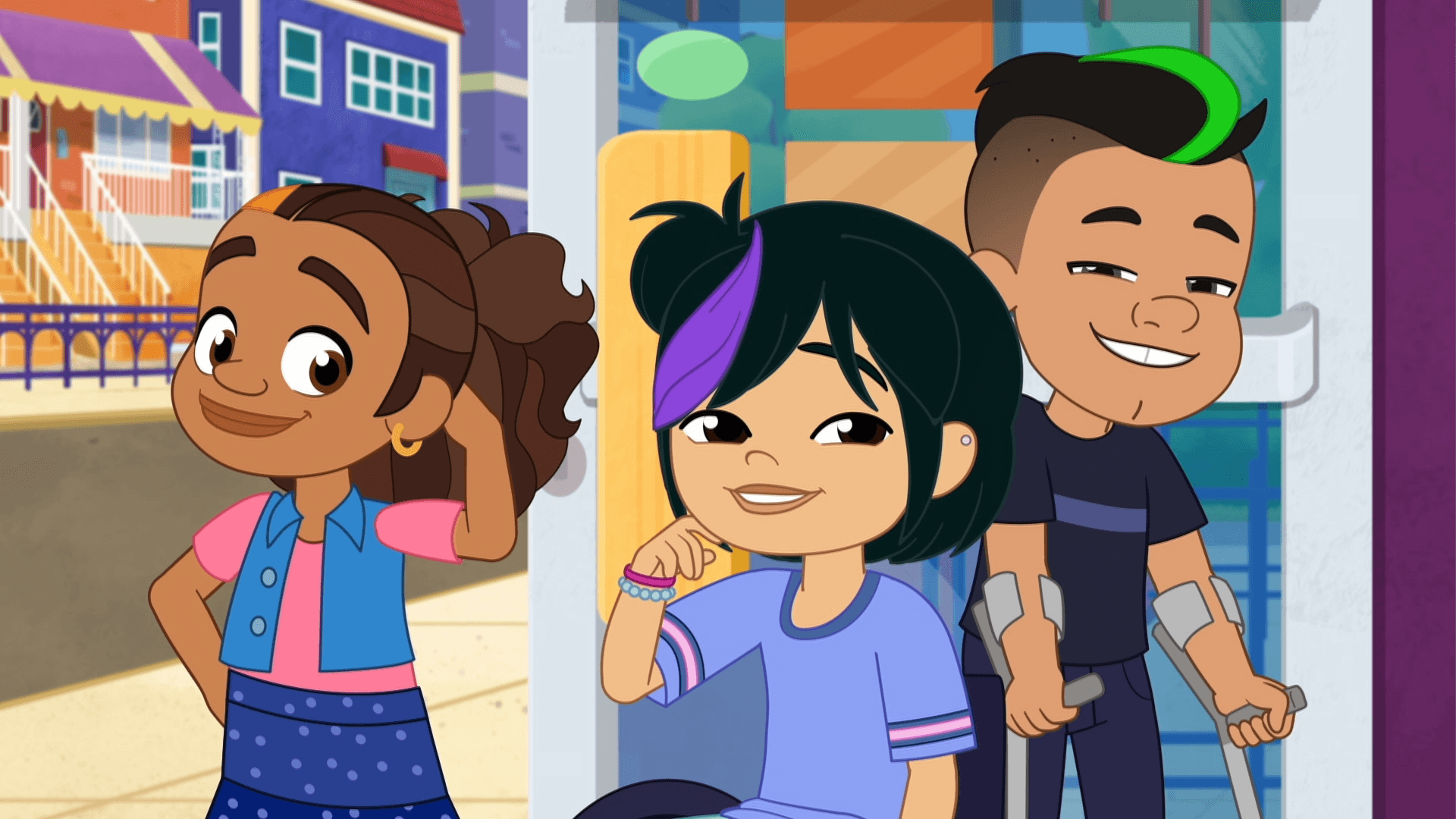 A cow is on the loose in the Bronx. / Alma and her friends copy Lucas’ new hairstyle.