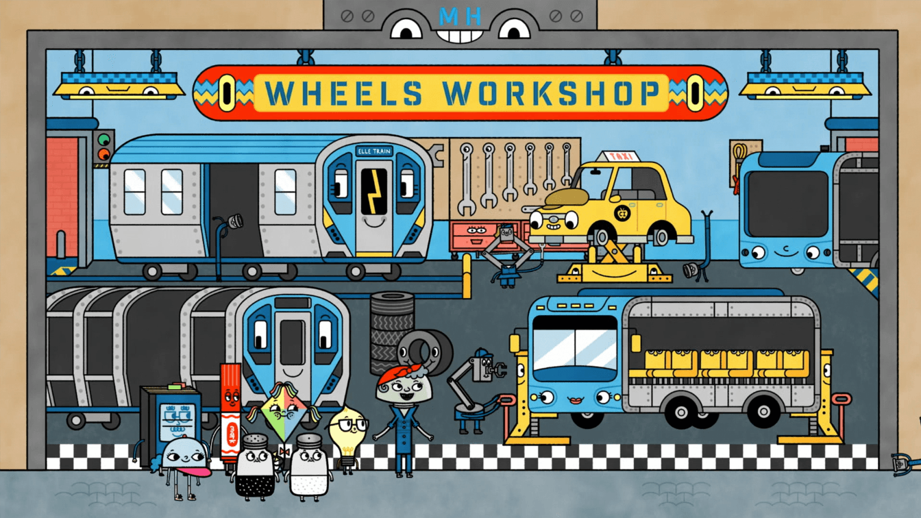 Watt’s class visits Maker Hill to see how City Island's goods are made.